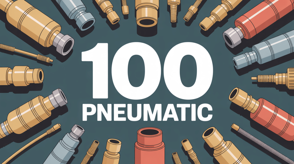 Illustration composants 100 pneumatic alignés