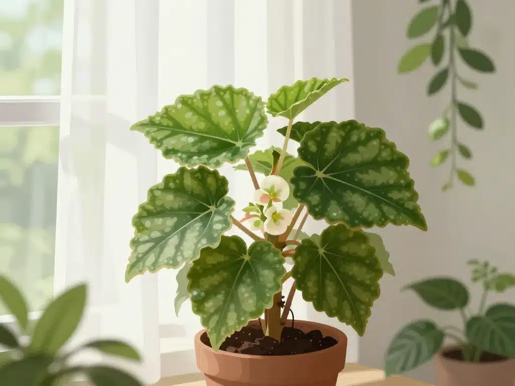 bégonia nénuphar emplacement lumière optimale