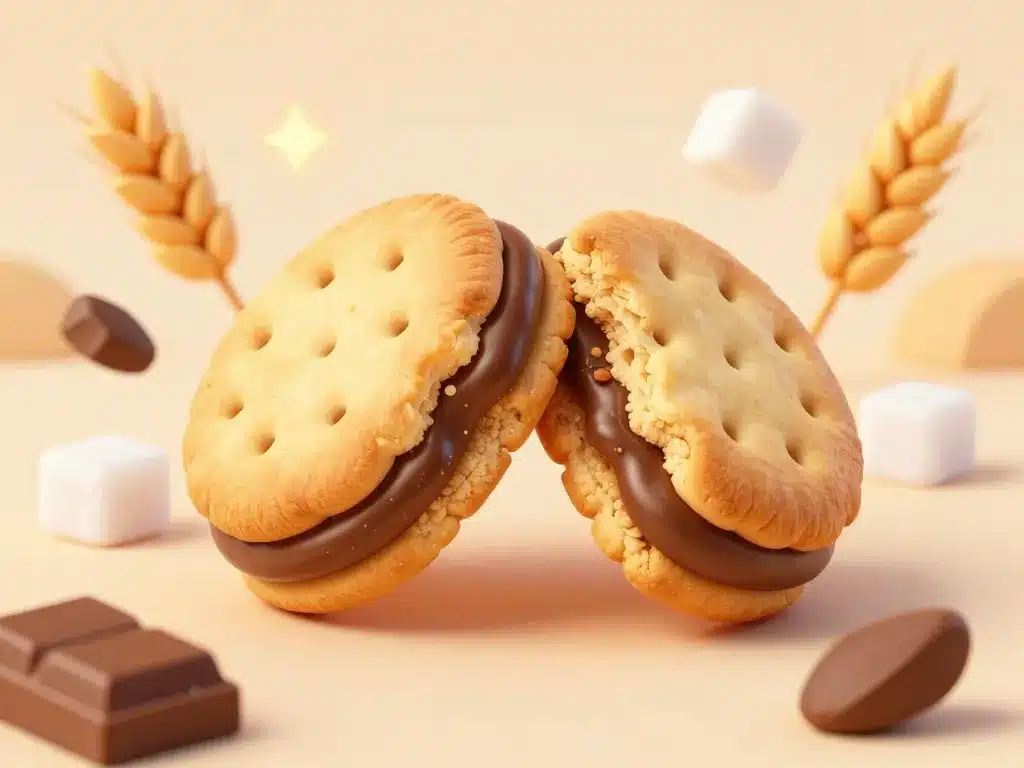 bichoco biscuit coupé croquant chocolat composition