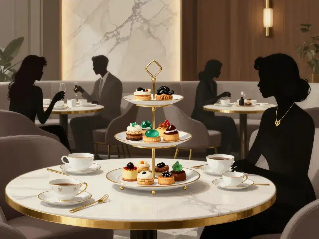 bulgari tea time salon palace pâtisseries luxe