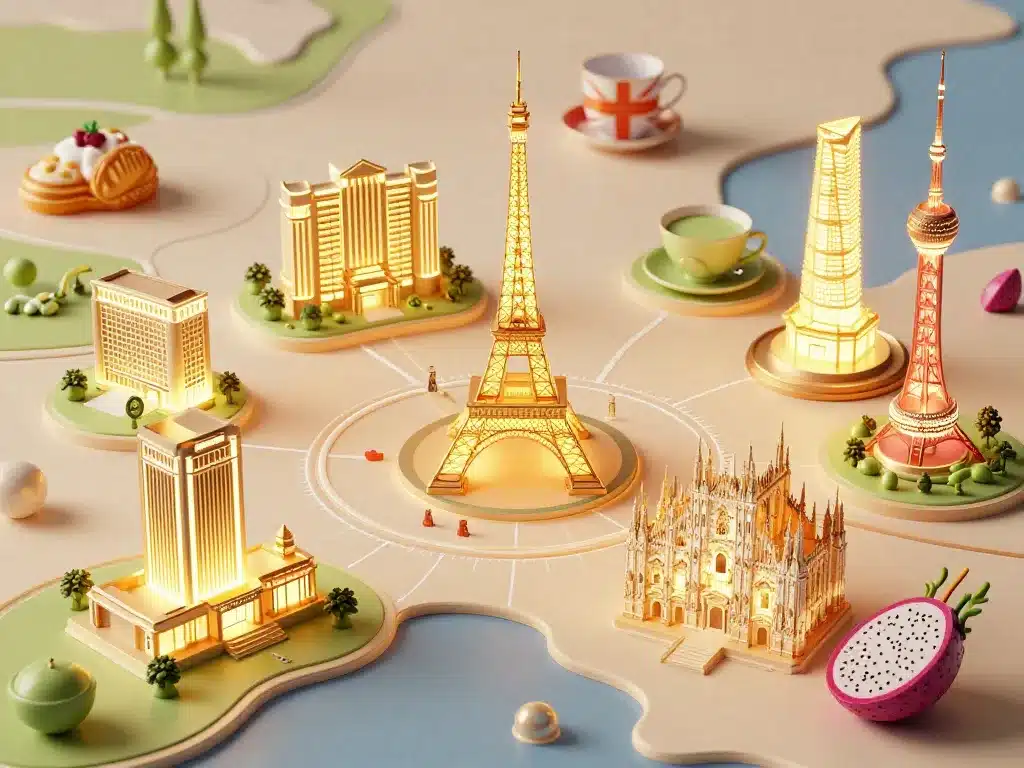 bulgari tea time hôtels luxe carte internationale