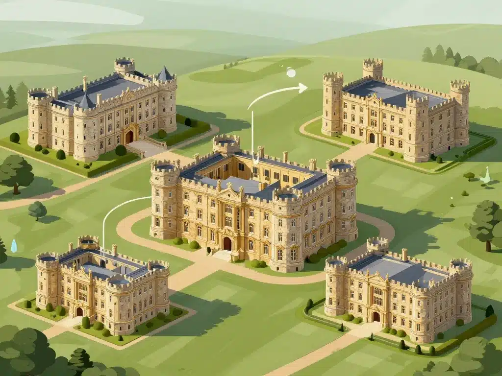 sélection de chateaux xxl paysage vaste