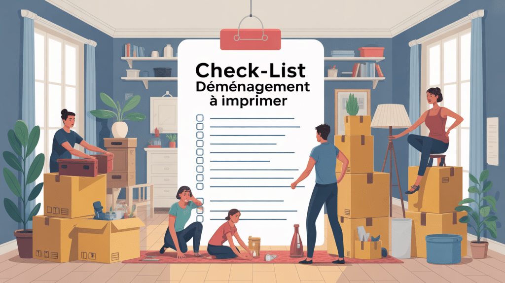 check-list déménagement à imprimer scène organisation familiale