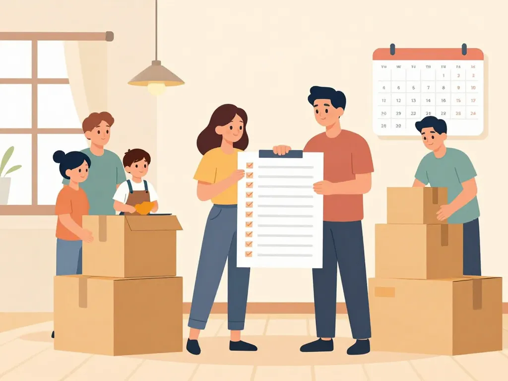 check-list déménagement à imprimer planification avant déménagement