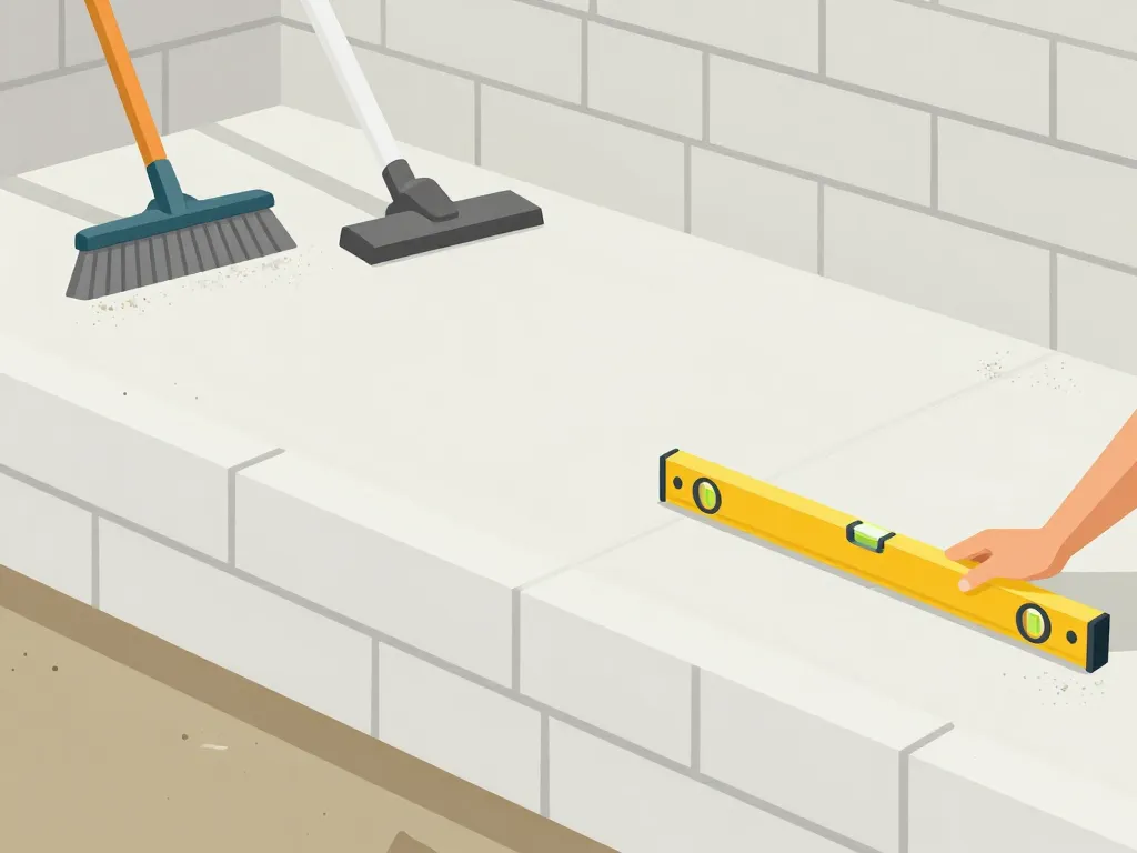 coller du siporex préparation support béton cellulaire