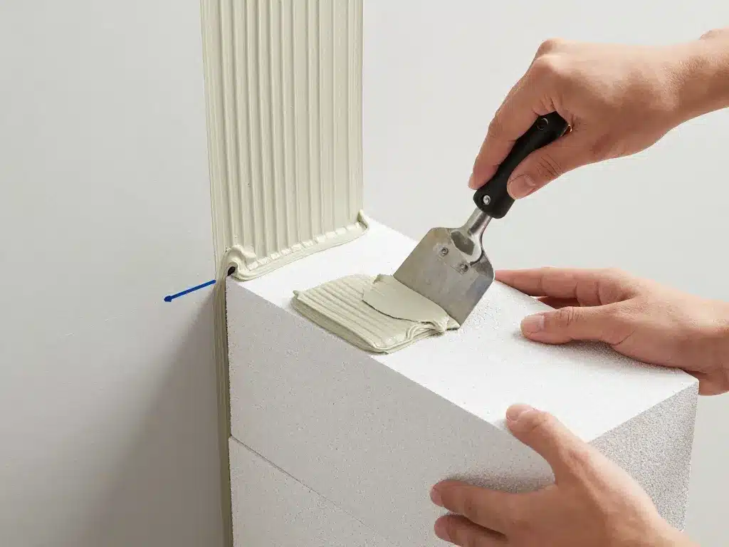 coller du siporex techniques pose béton cellulaire