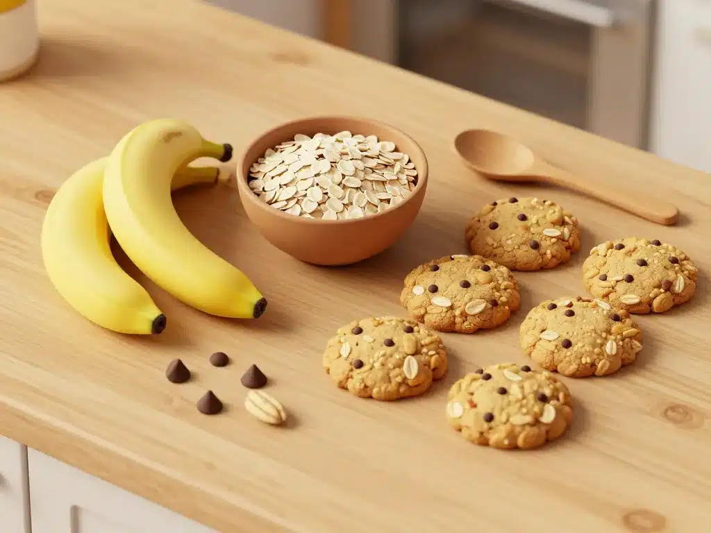 ingrédients recette cookies flocon d avoine banane