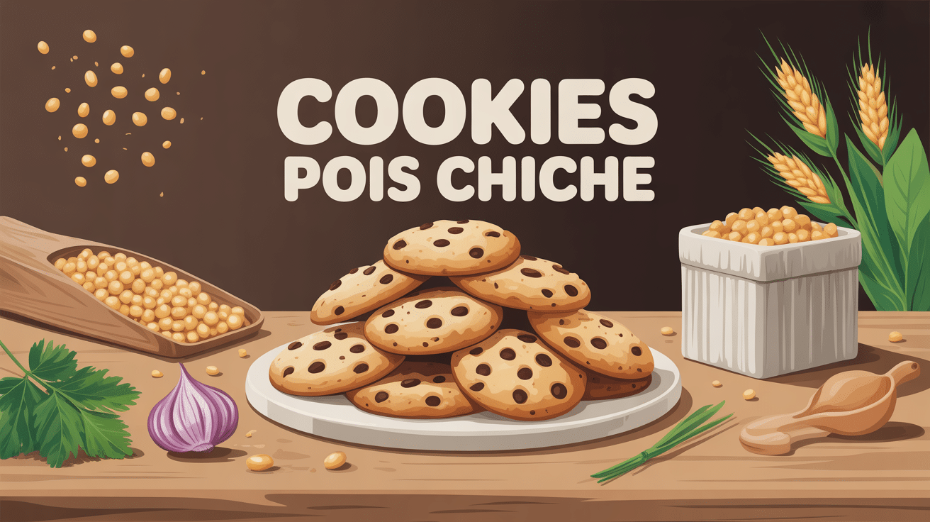 Cookies pois chiche moelleux pile gourmande