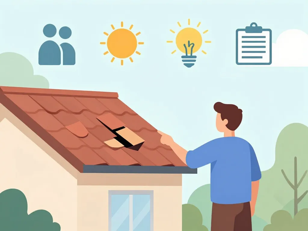 couvreur autour de moi propriétaire examine toiture