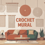 illustration moderne crochet mural sur différents murs