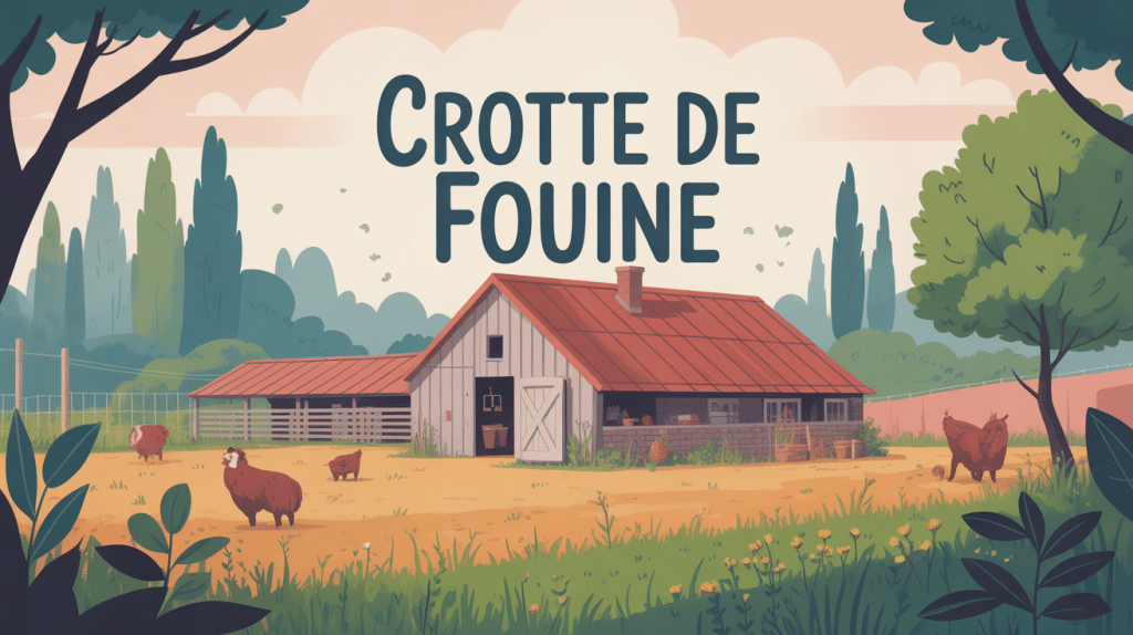 illustration crotte de fouine grange poulailler grenier