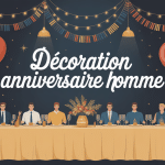 décoration anniversaire homme table festive chic et élégante