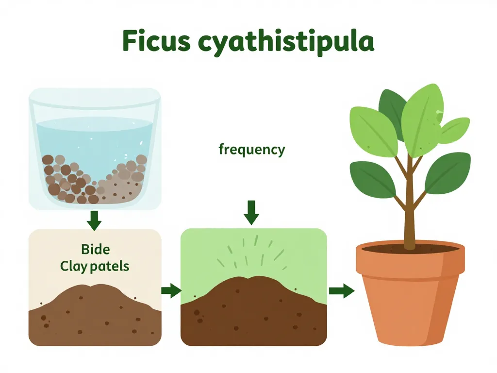 ficus cyathistipula schéma arrosage et rempotage