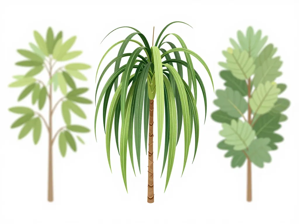 ficus maclellandii botanic editorial illustration feuilles longues