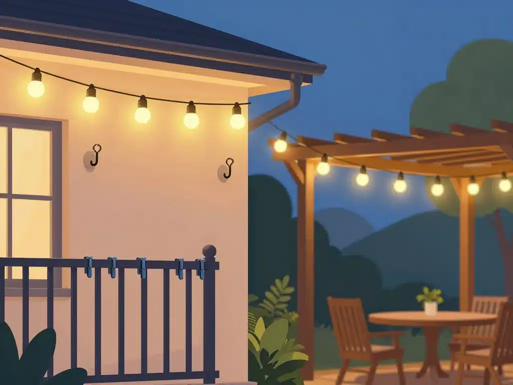 fixer guirlande extérieur sans percer avec crochets clips colliers