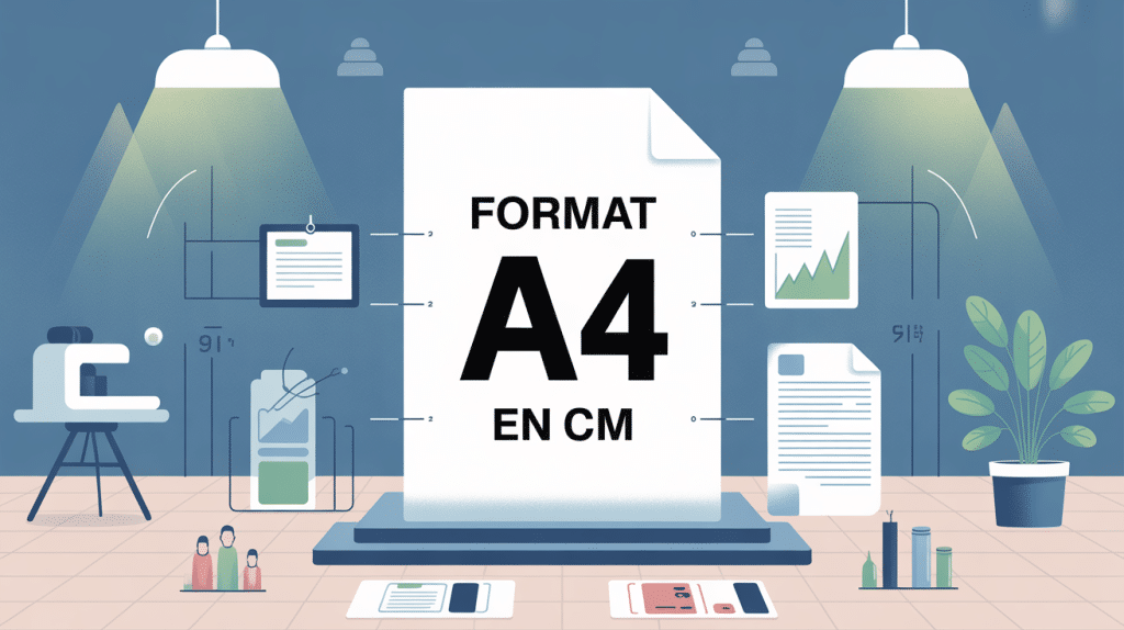 illustration globale du format a4 en cm professionnelle