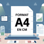 illustration globale du format a4 en cm professionnelle