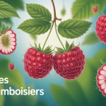 Framboisiers maladies prévention et identification illustration