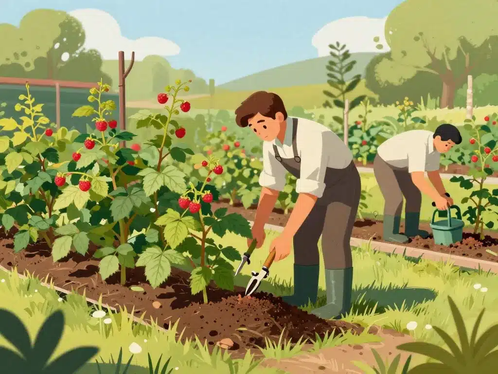 Framboisiers maladies illustration traitements