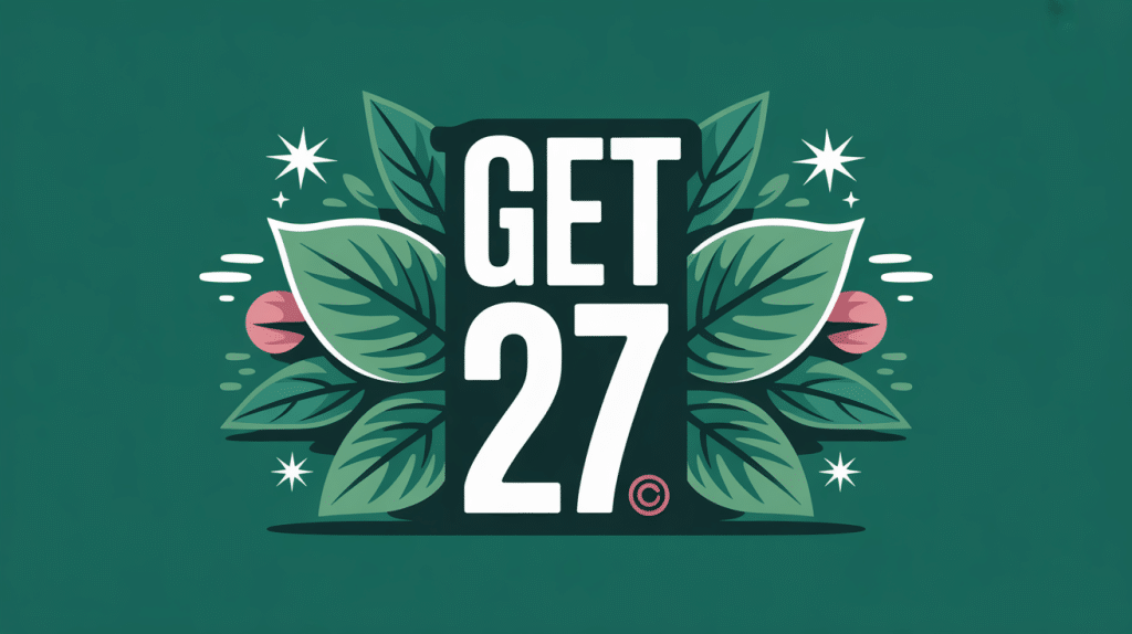 illustration get 27 logo univers graphique liqueur