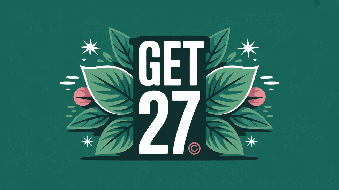 illustration get 27 logo univers graphique liqueur