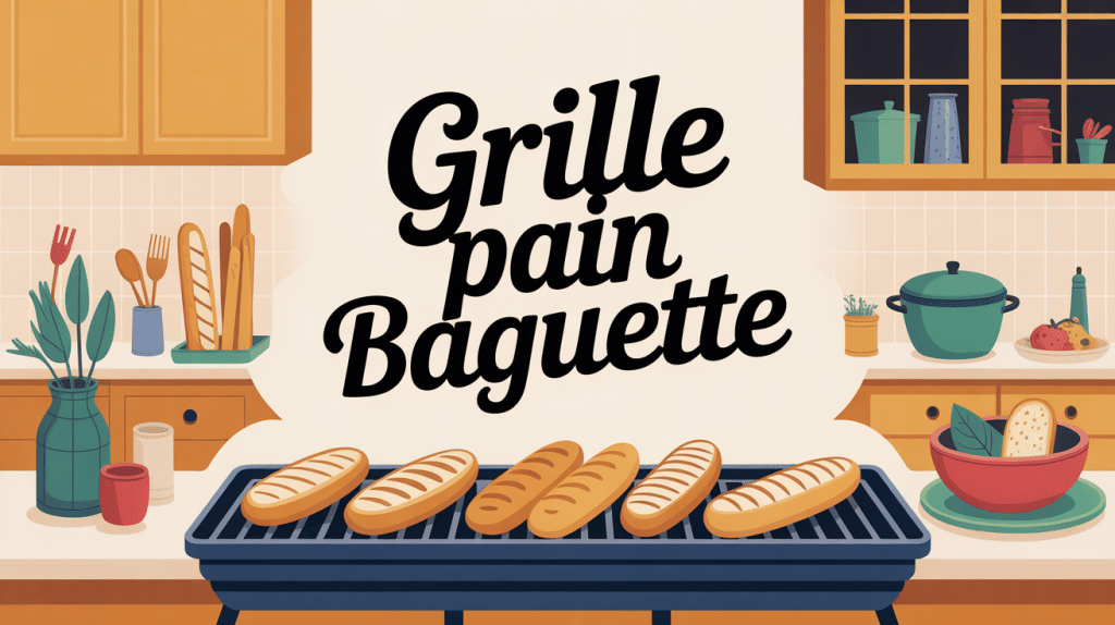 grille pain baguette moderne dans cuisine lumineuse