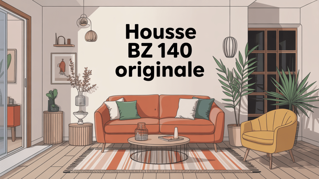 housse bz 140 originale illustrée dans salon créatif