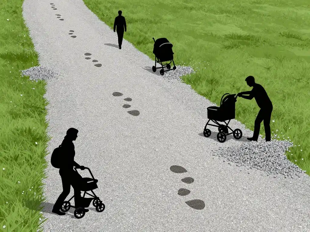 inconvénient gravier stabilisé désagréments allée graviers