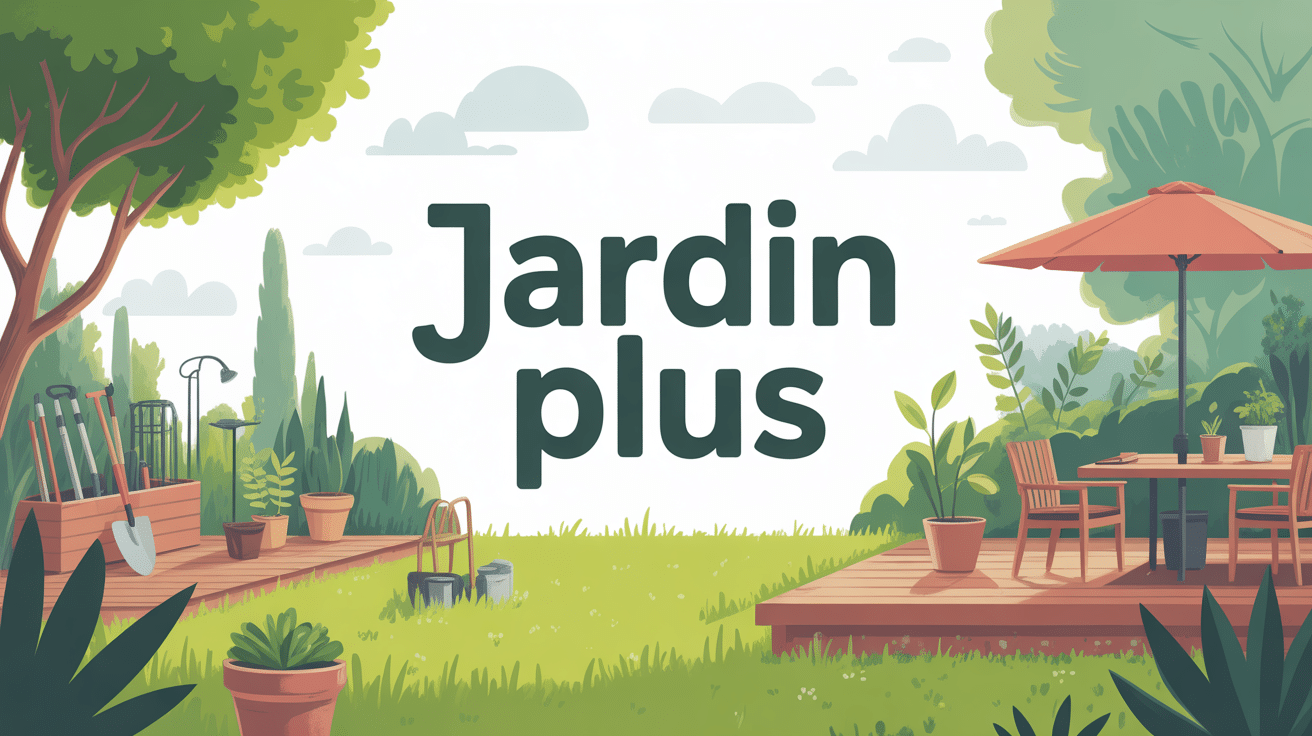 illustration jardin plus univers services