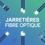 illustration jarretières fibre optique réseau informatique