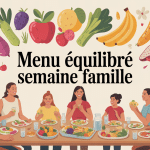 menu équilibré semaine pour famille pdf famille réunie autour de la table