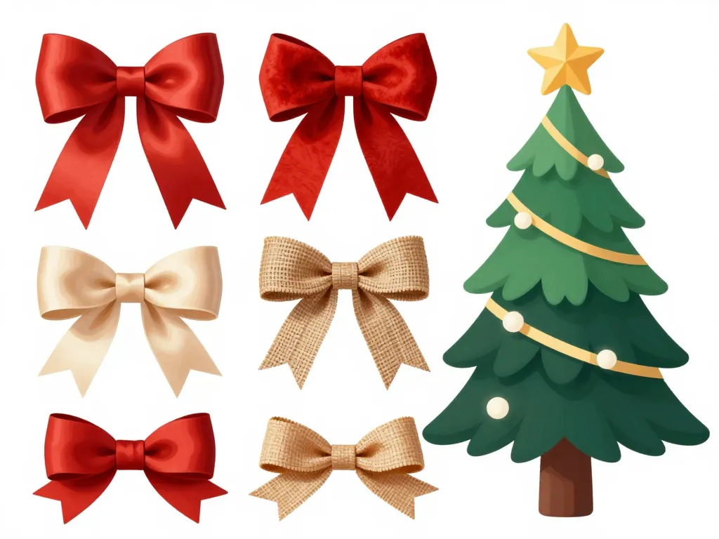 guide visuel choix noeud sapin de noel