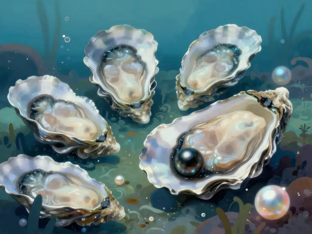 perle noir origine formation huître marine