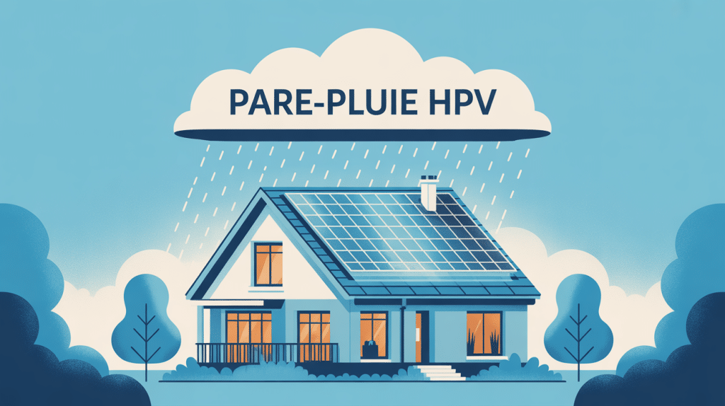 illustration pare-pluie hpv toiture protection pluie