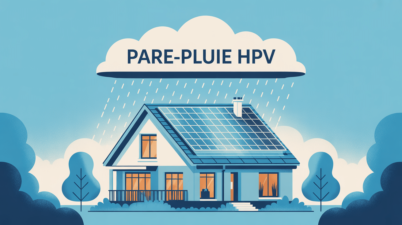illustration pare-pluie hpv toiture protection pluie