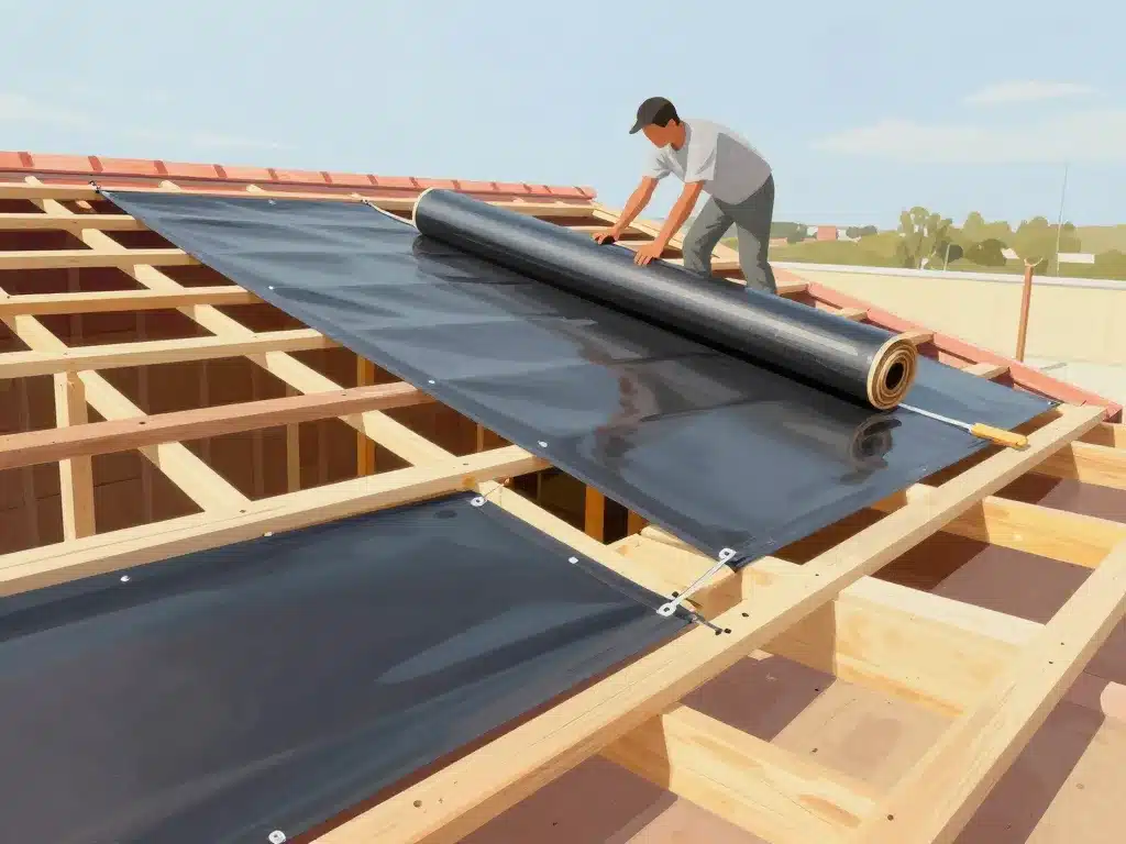 pose pare-pluie hpv installation membrane toiture