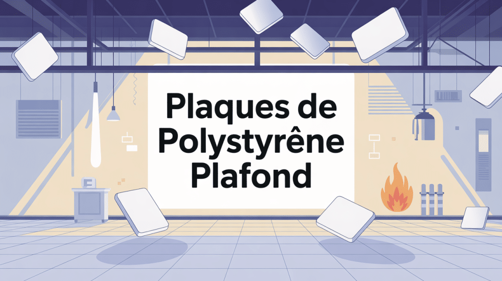 plaque polystyrène plafond interdit en illustration sécurité incendie