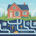 plomberie regard vue globale canalisations et regards