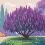 polygala myrtifolia durée de vie arbuste en fleur illustration jardin