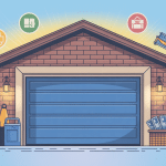 prix de porte de garage sectionnelle visuel global moderne