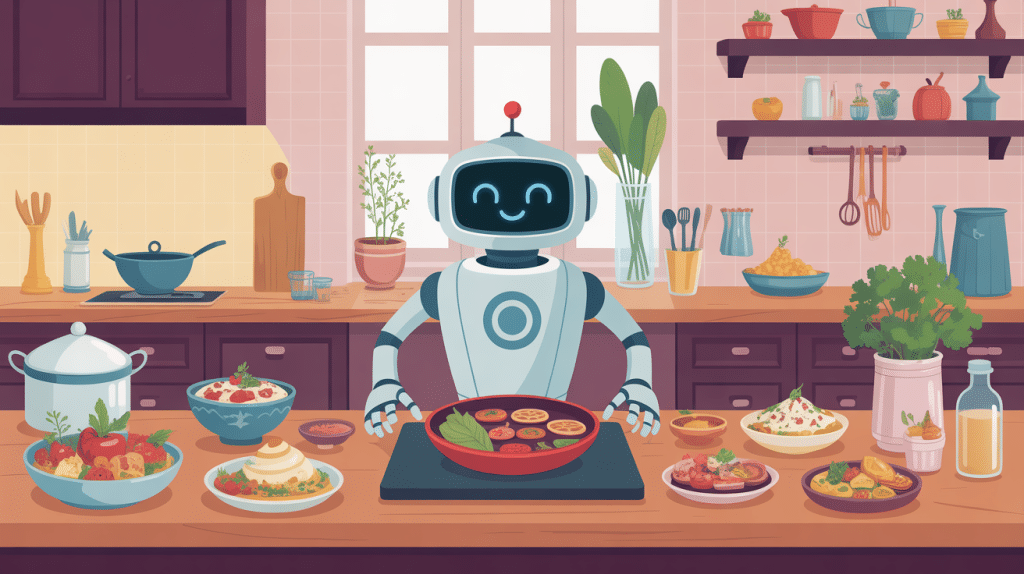 illustration recette companion robot cuisine plats salés sucrés