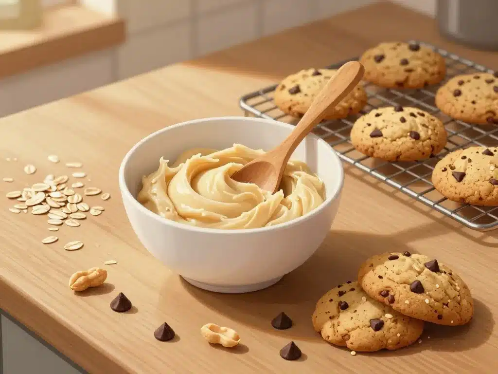 recette cookies beurre de cacahuète healthy préparation et cuisson