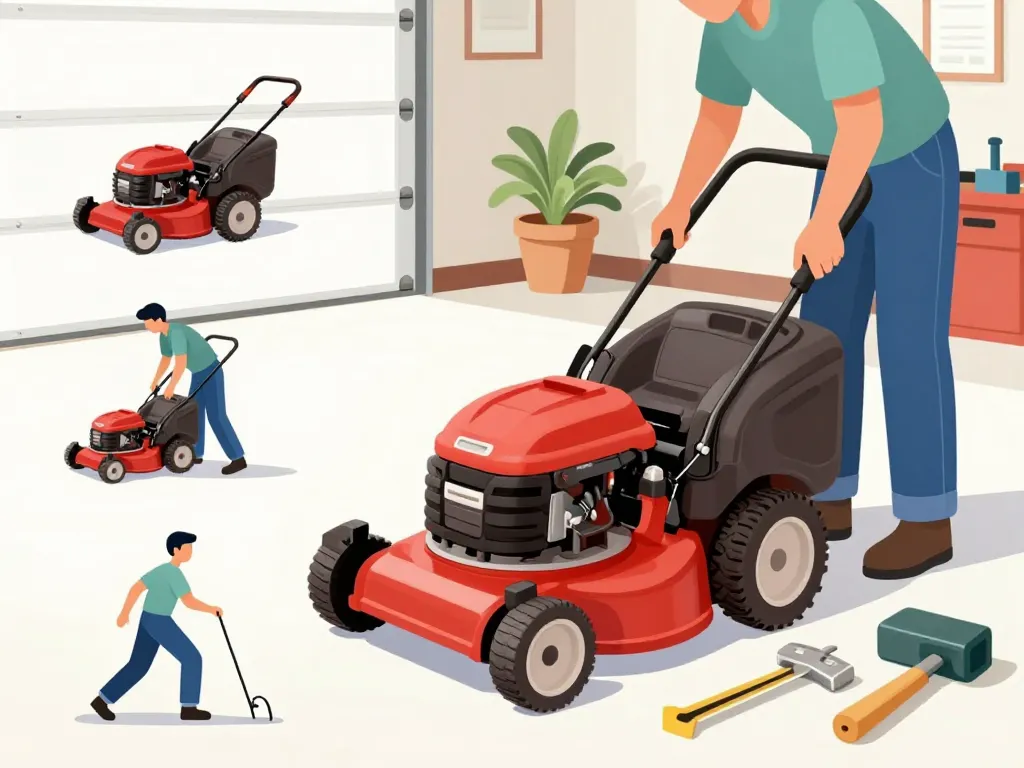 réparation transmission hydrostatique tondeuse contrôle étapes