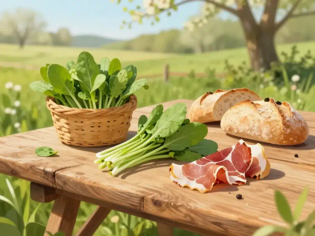 repounchou cuisine occitane table printanière