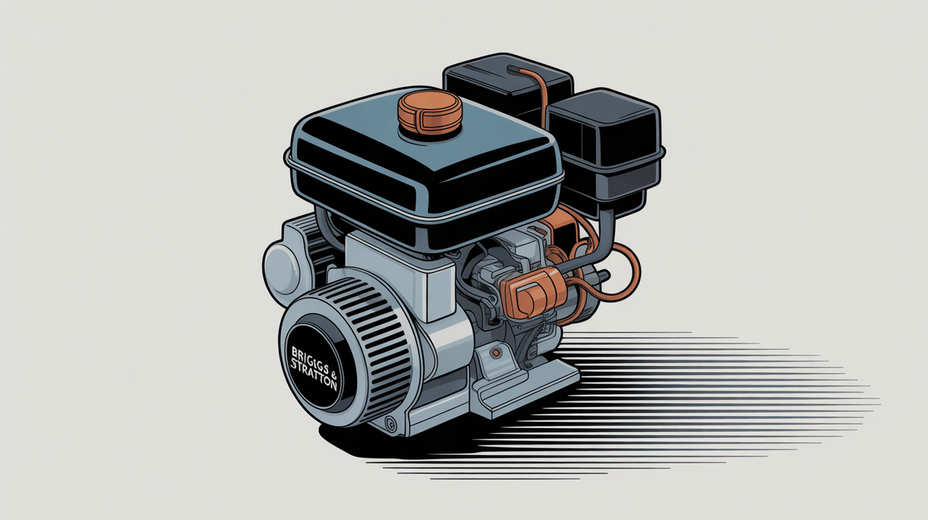 schema tringlerie carburateur briggs et stratton, vue d'ensemble illustrée