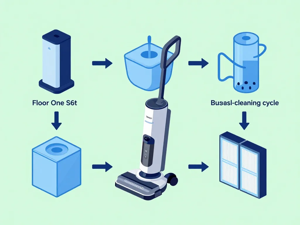 tineco floor one s6 pet schema entretien autonomie