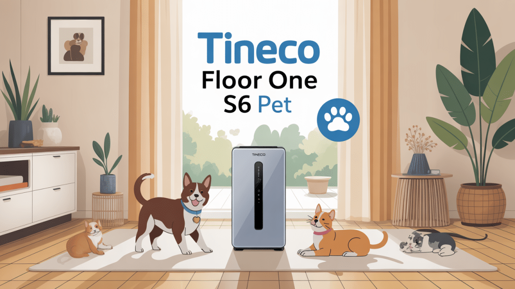 tineco floor one s6 pet image centrale animaux maison propre