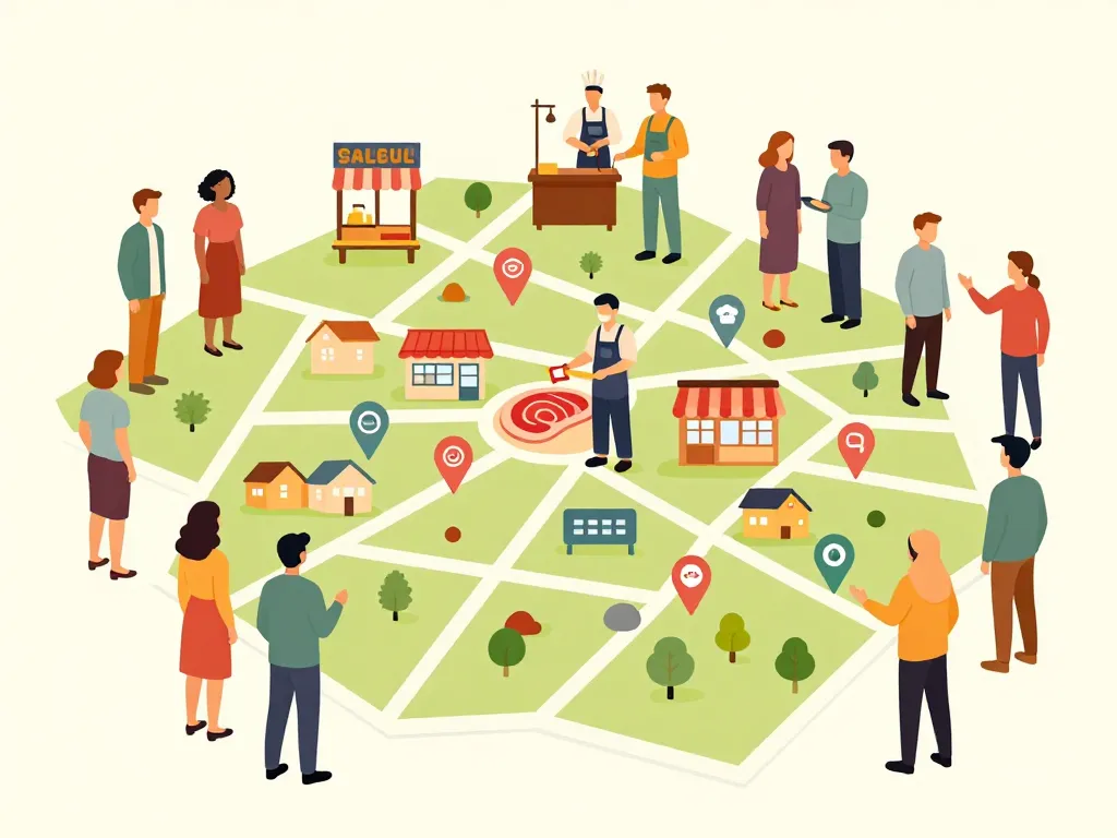 carte recherche boucherie halal saint malo