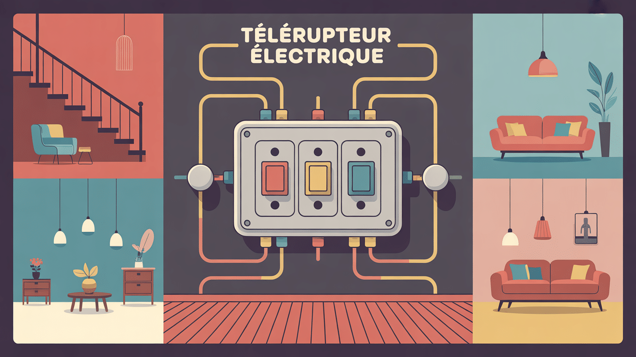 illustration a quoi sert un telerupteur dans une installation domestique