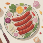 Avec quoi accompagner des saucisses assiette légumes féculents sauces